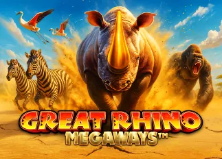 อีซี่ สมัคร Great Rhino Megaways ทดลองเล่นฟรี